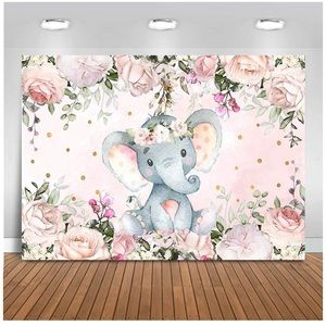 Elephant back drop